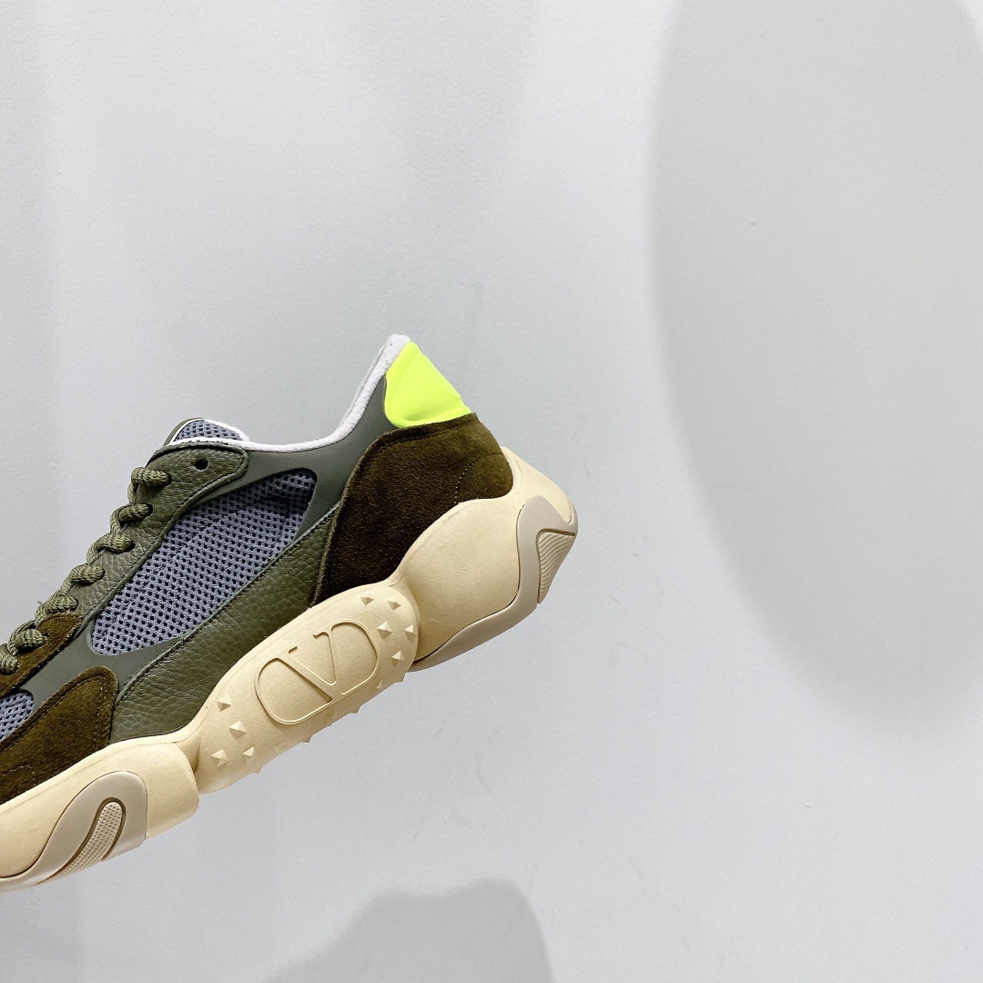 Valenti Mesh Fabric And Suede Sneakers - DopestKickz