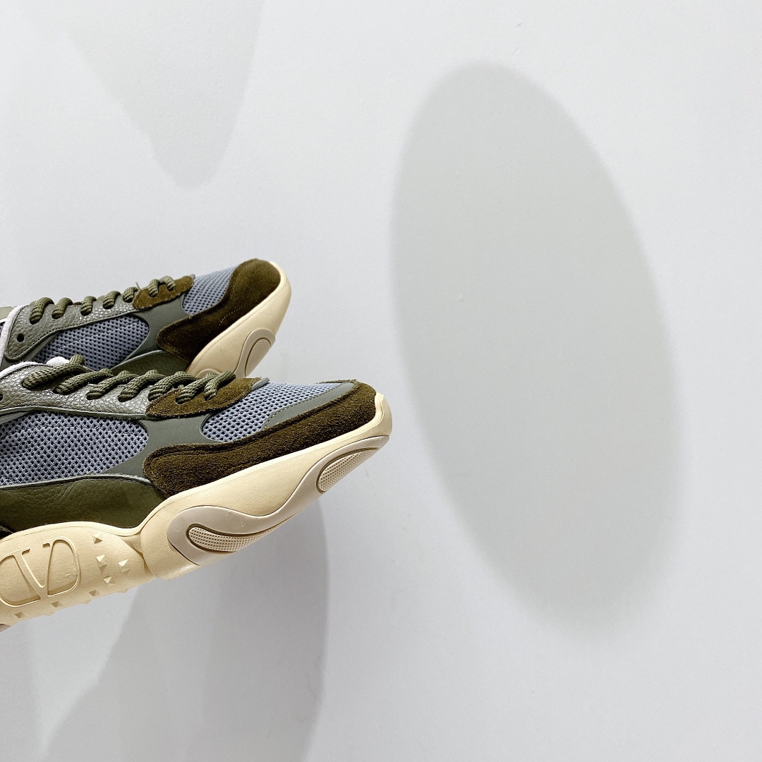 Valenti Mesh Fabric And Suede Sneakers - DopestKickz