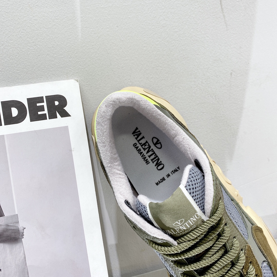 Valenti Mesh Fabric And Suede Sneakers - DopestKickz