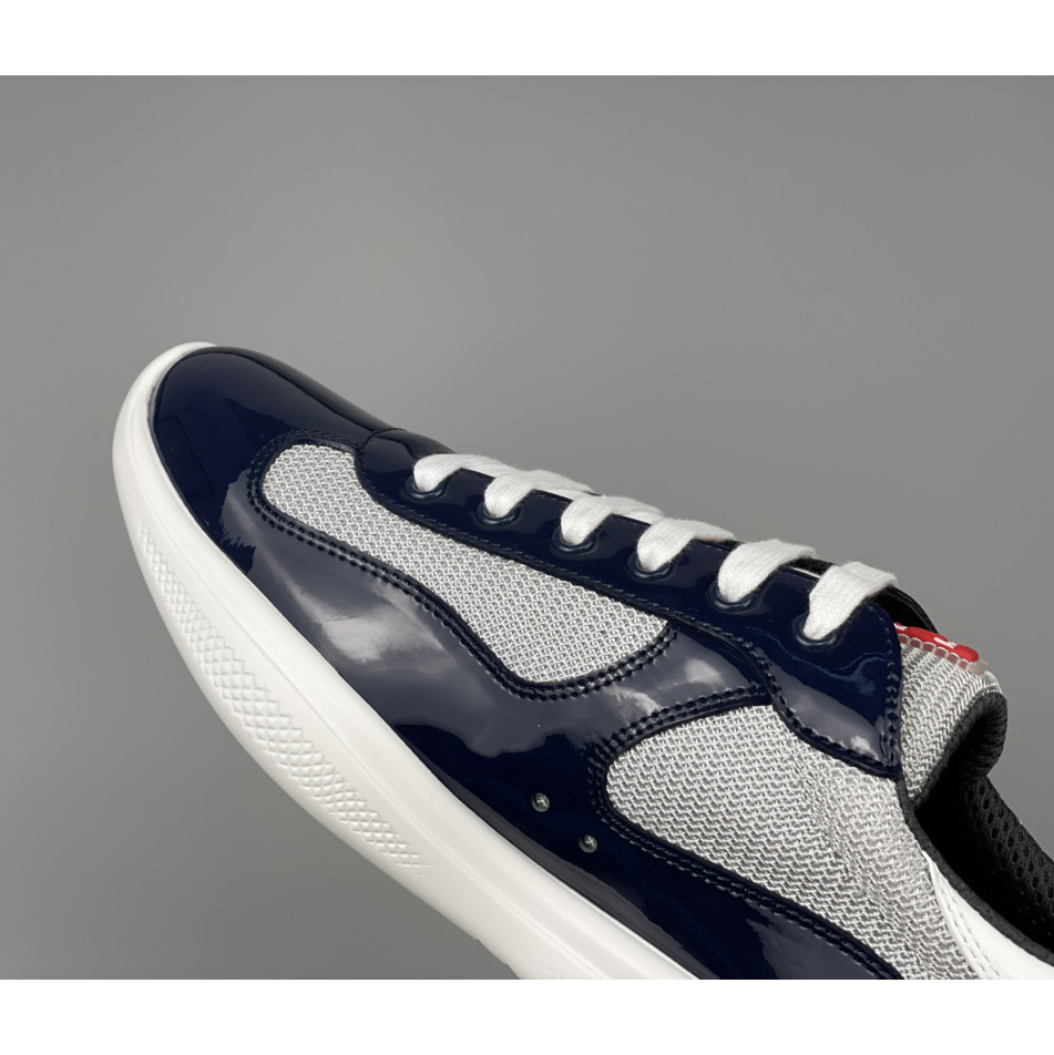 Prada Male America's Cup Sneaker In Blue(upon uk size) - DopestKickz