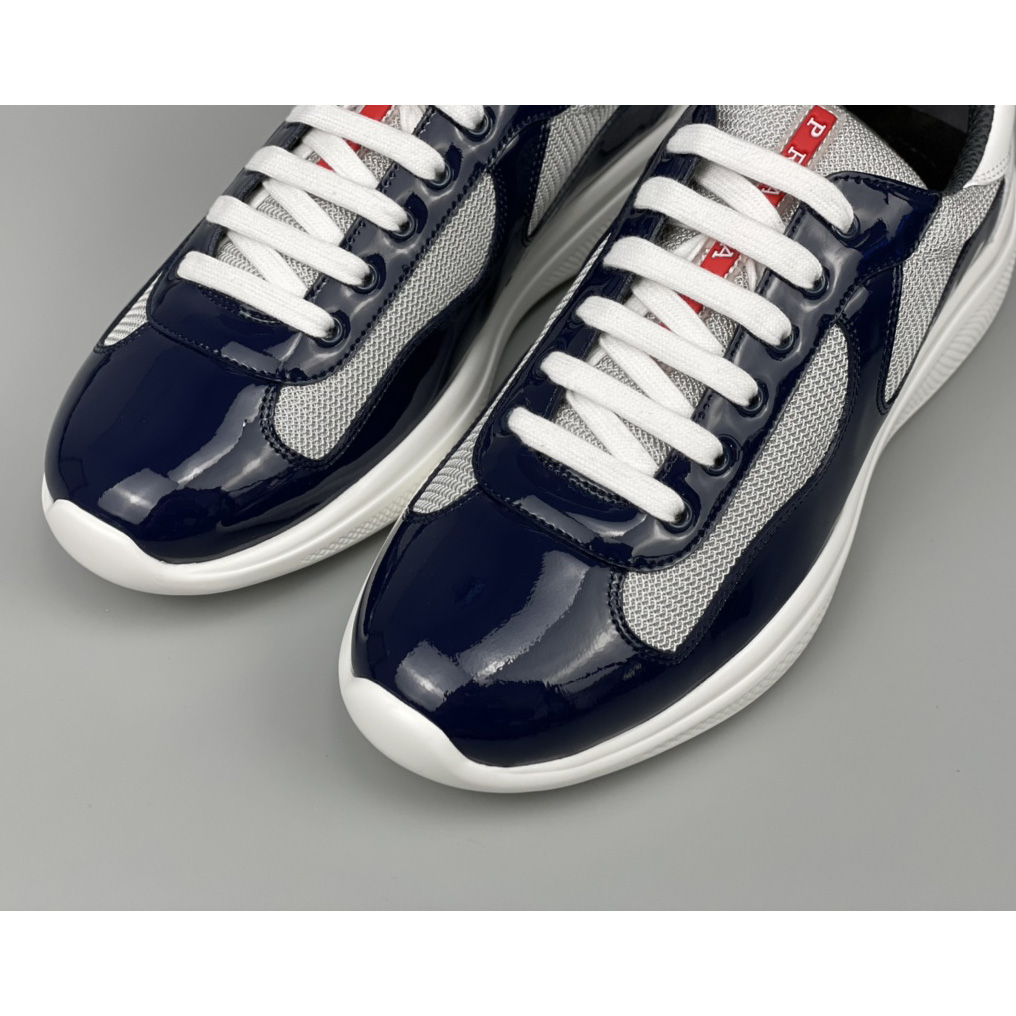 Prada Male America's Cup Sneaker In Blue(upon uk size) - DopestKickz