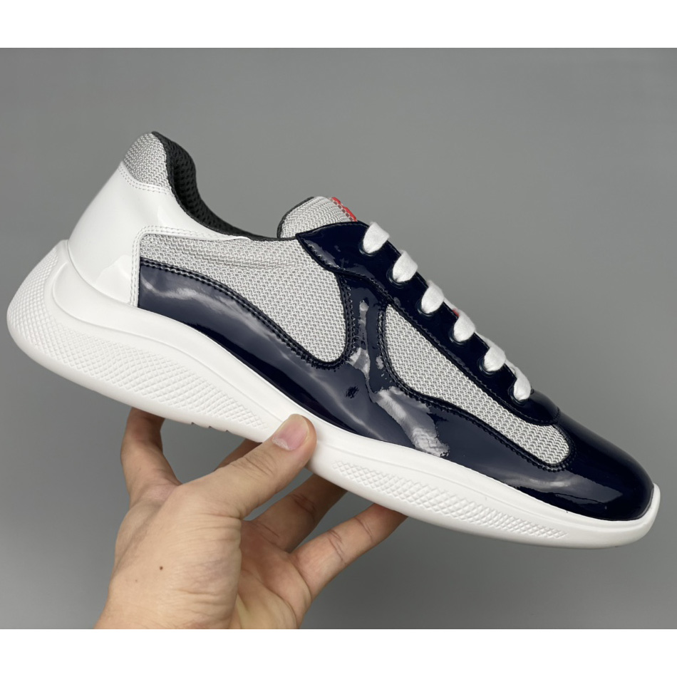 Prada Male America's Cup Sneaker In Blue(upon uk size) - DopestKickz