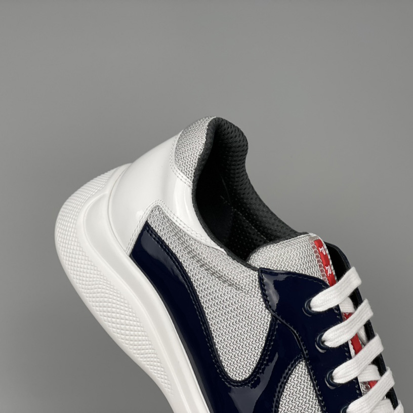 Prada Male America's Cup Sneaker In Blue(upon uk size) - DopestKickz