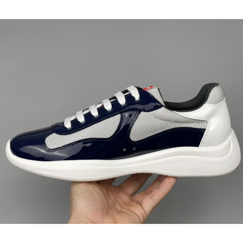 Prada Male America's Cup Sneaker In Blue(upon uk size) - DopestKickz