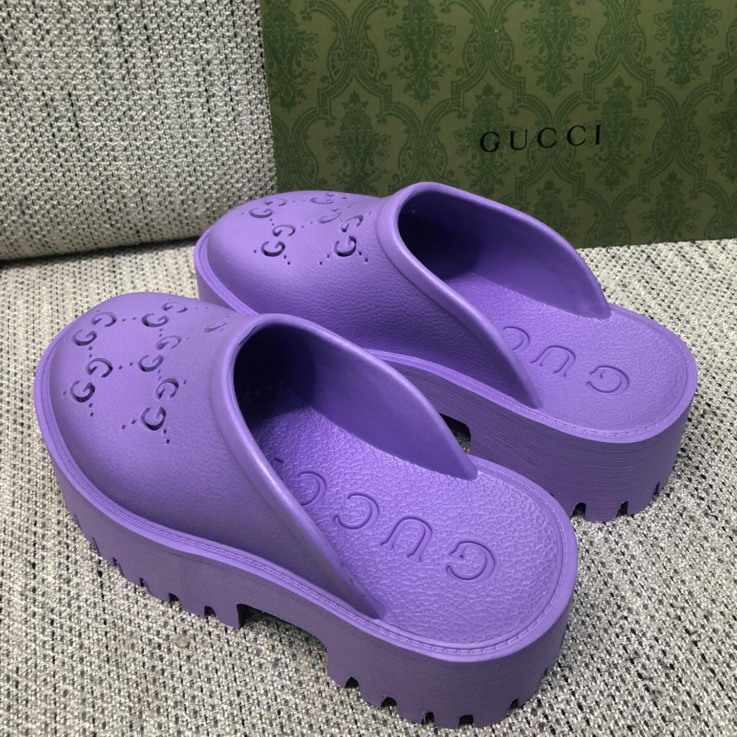 Gucci GG Slip-On Sandal - DopestKickz