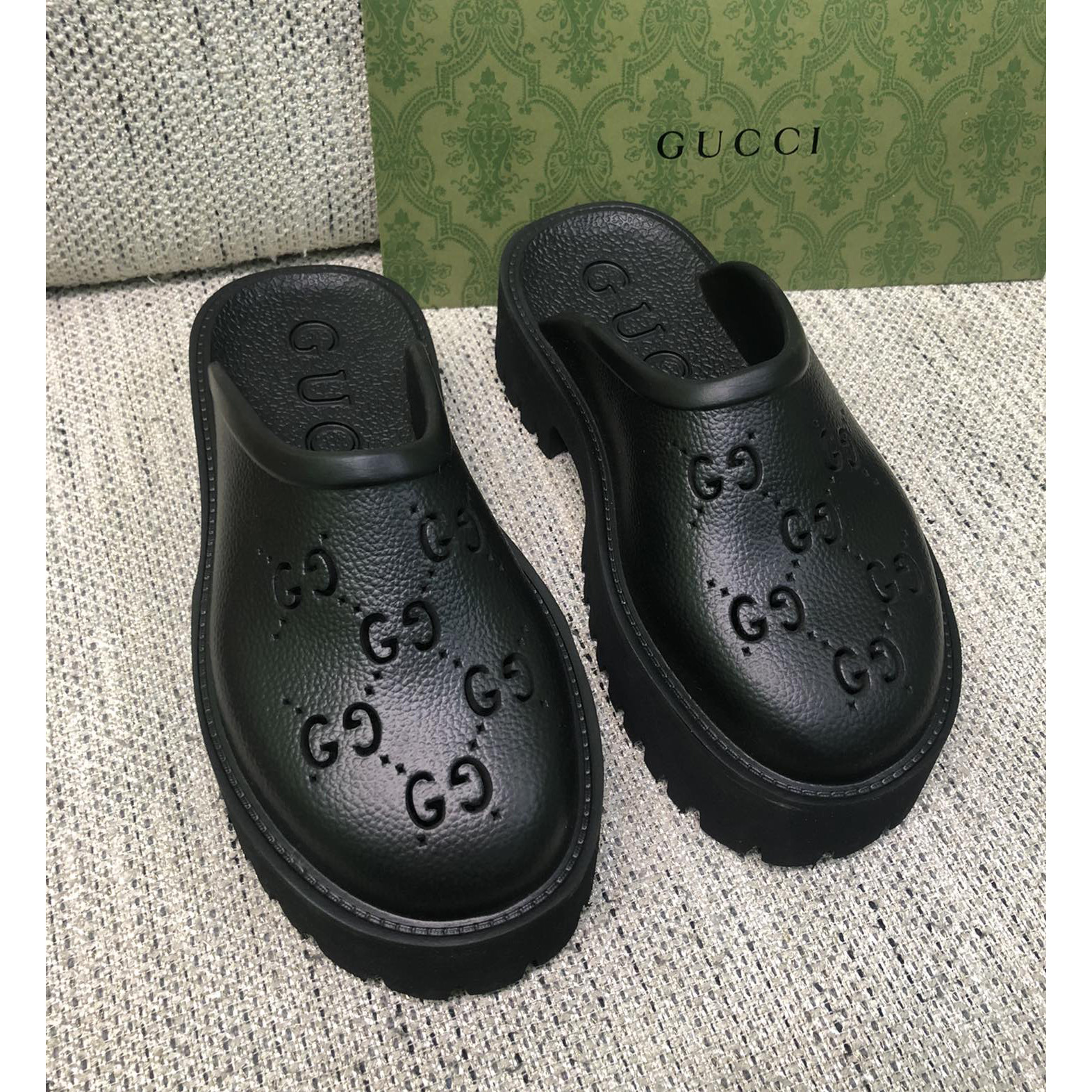 Gucci GG Slip-On Sandal - DopestKickz