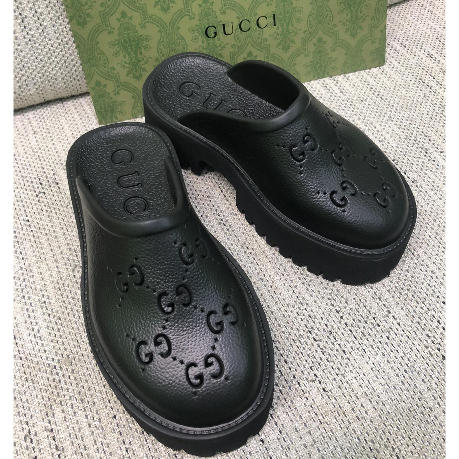 Gucci GG Slip-On Sandal - DopestKickz