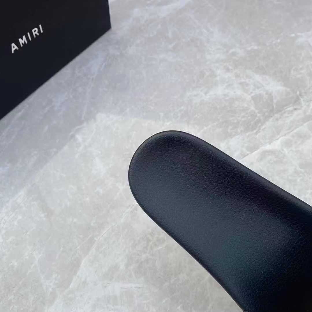 Amiri Logo Slide Sandal - DopestKickz