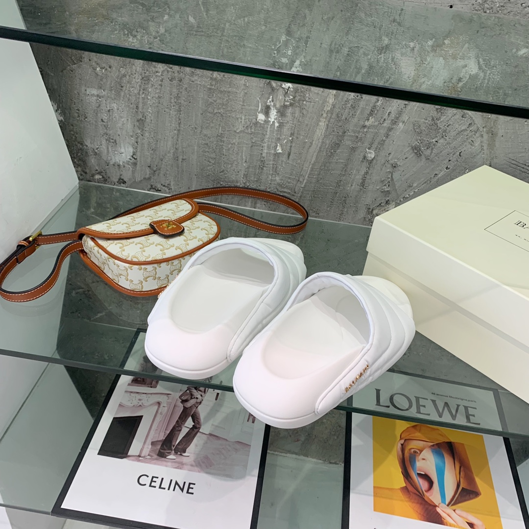 Balmain B-It-Puffy Slides - DopestKickz