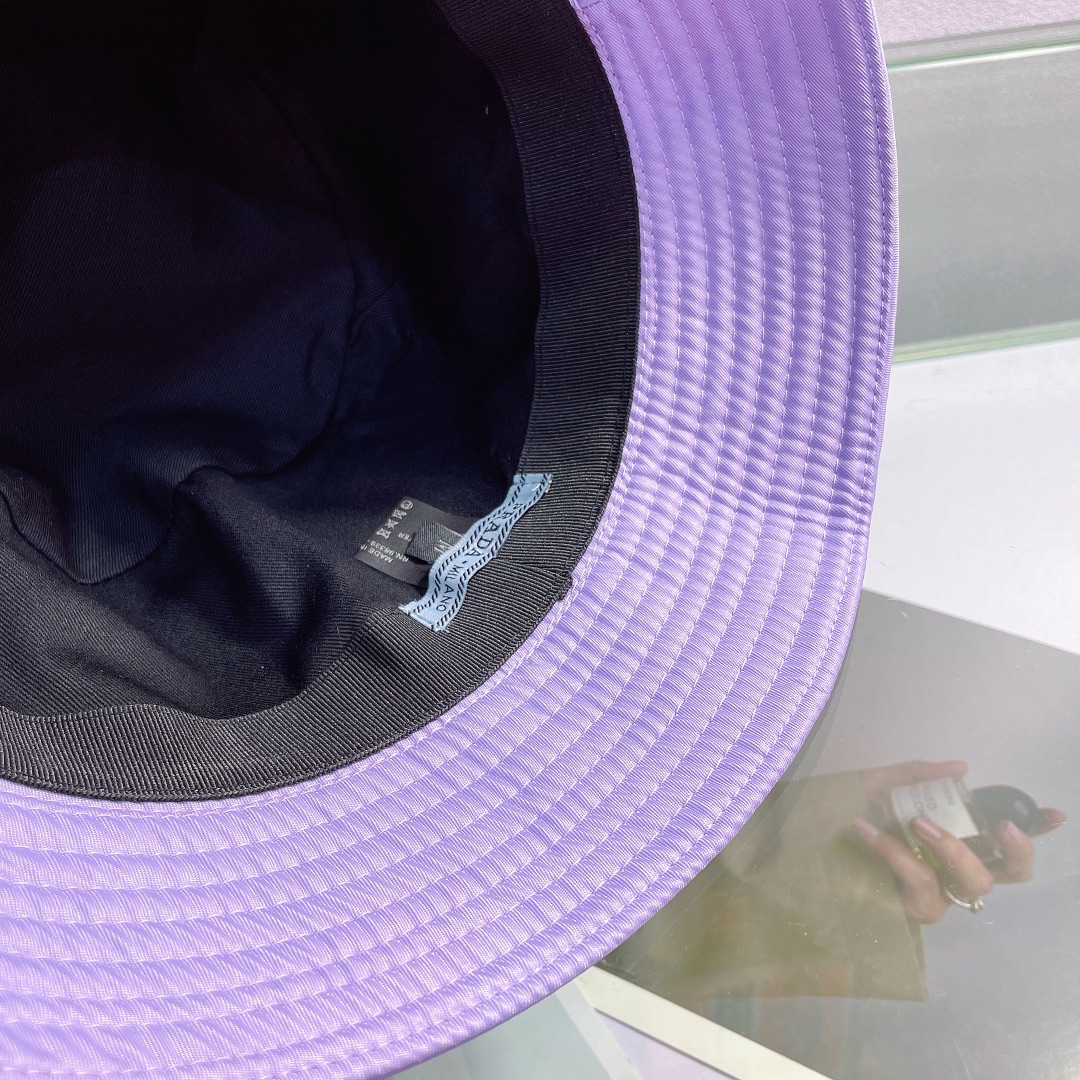 Prada Canvas Bucket Hat - DopestKickz