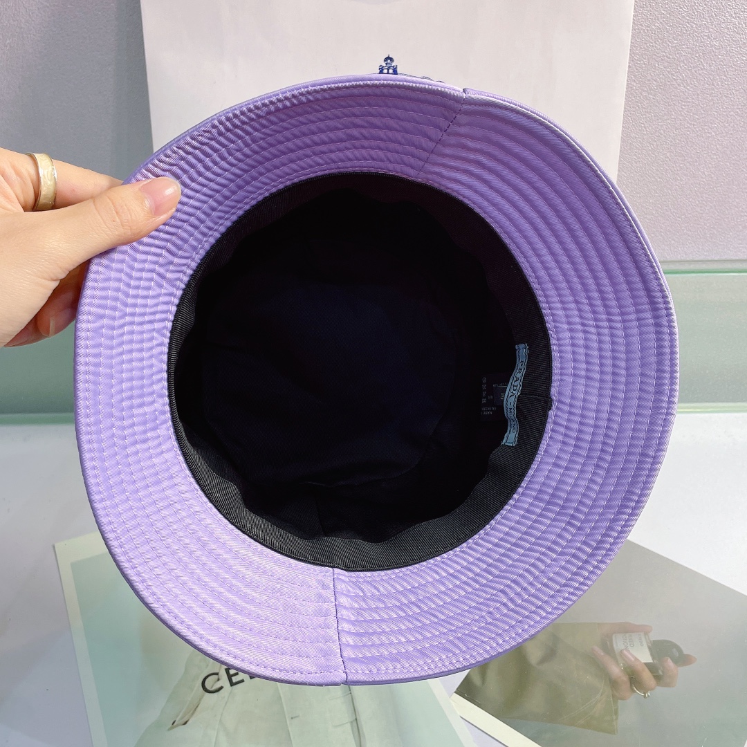 Prada Canvas Bucket Hat - DopestKickz
