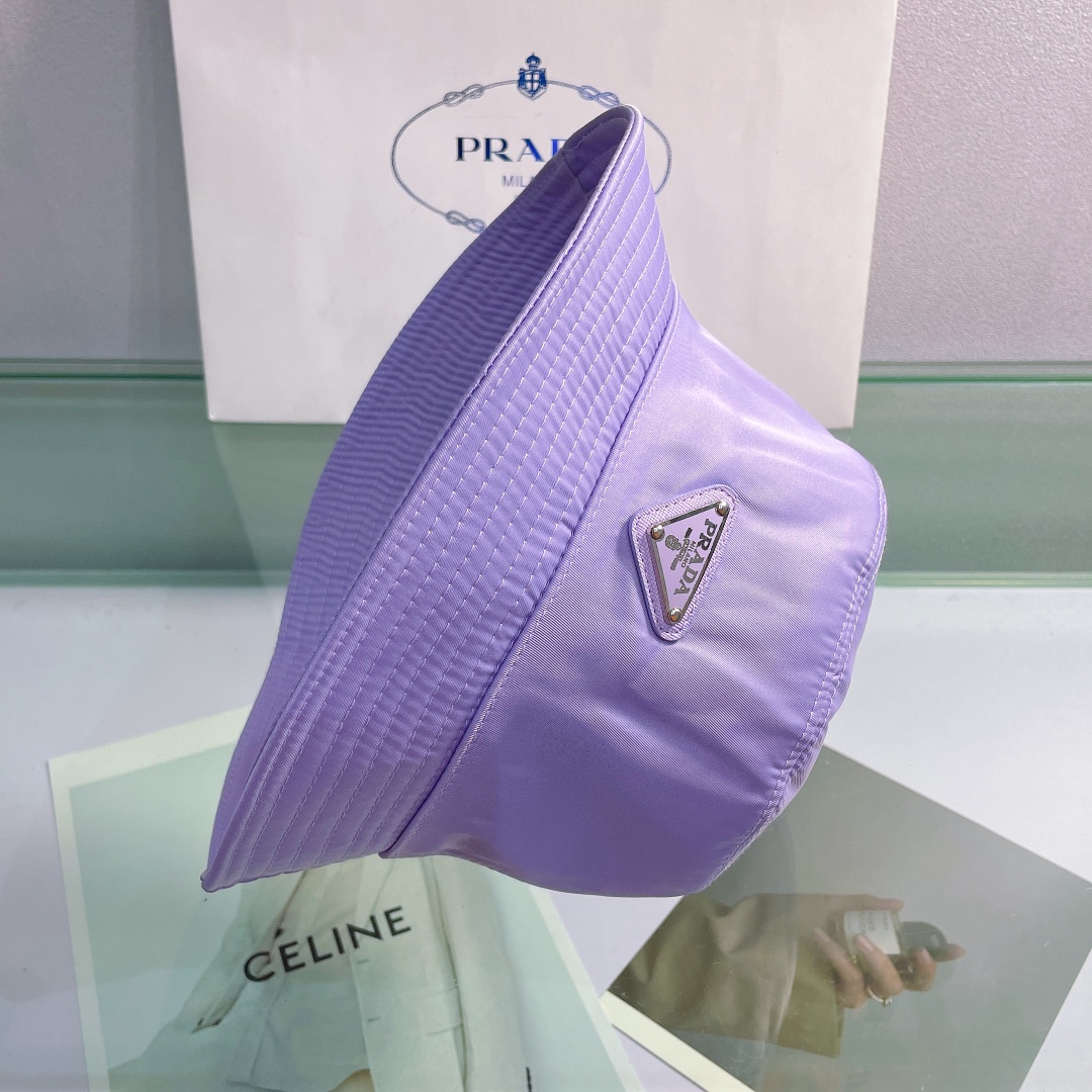 Prada Canvas Bucket Hat - DopestKickz