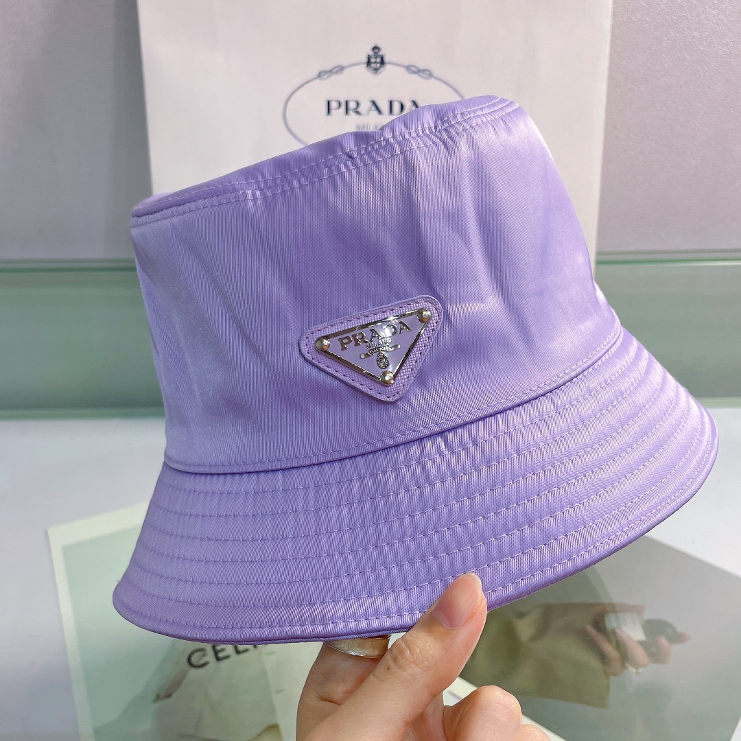 Prada Canvas Bucket Hat - DopestKickz