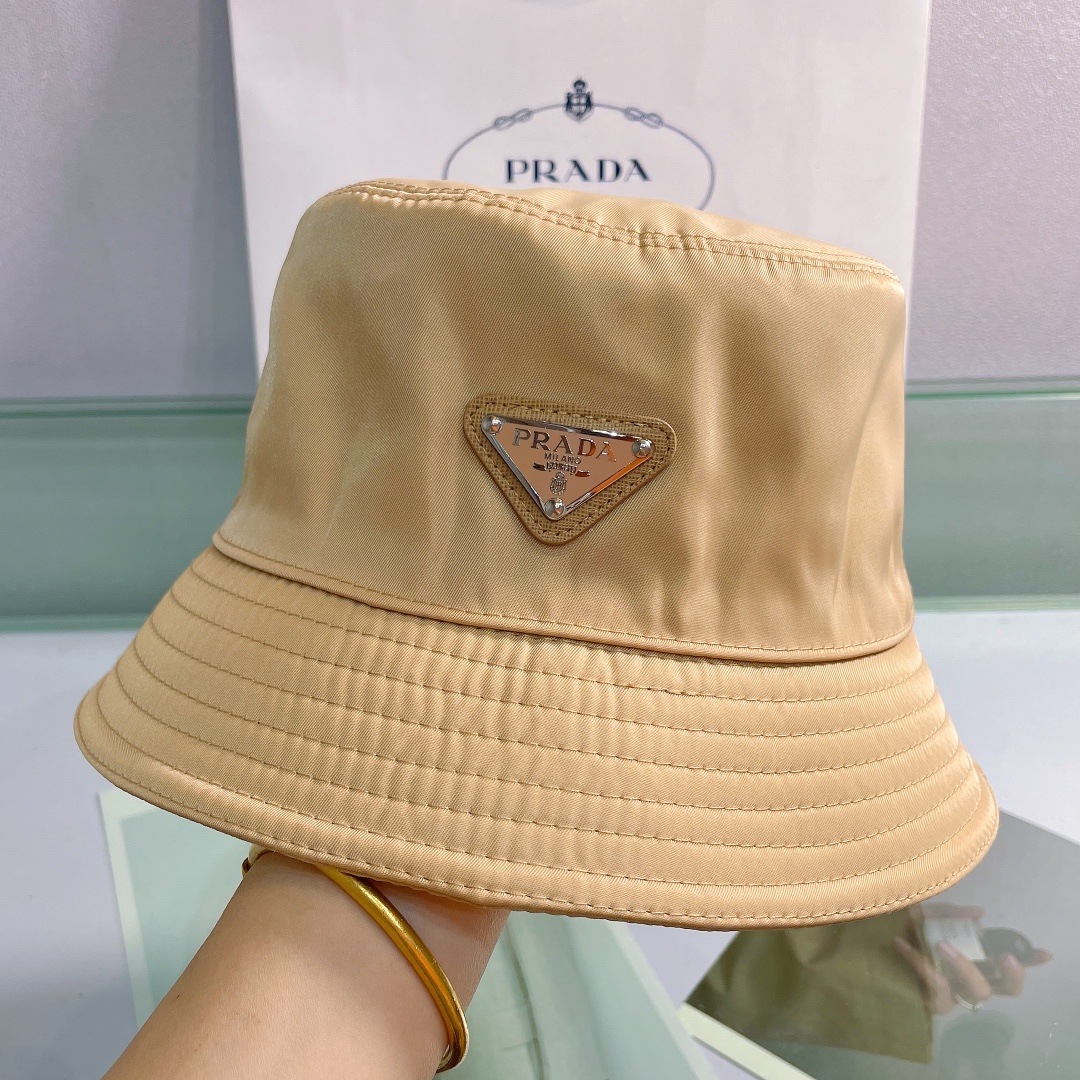 Prada Canvas Bucket Hat - DopestKickz
