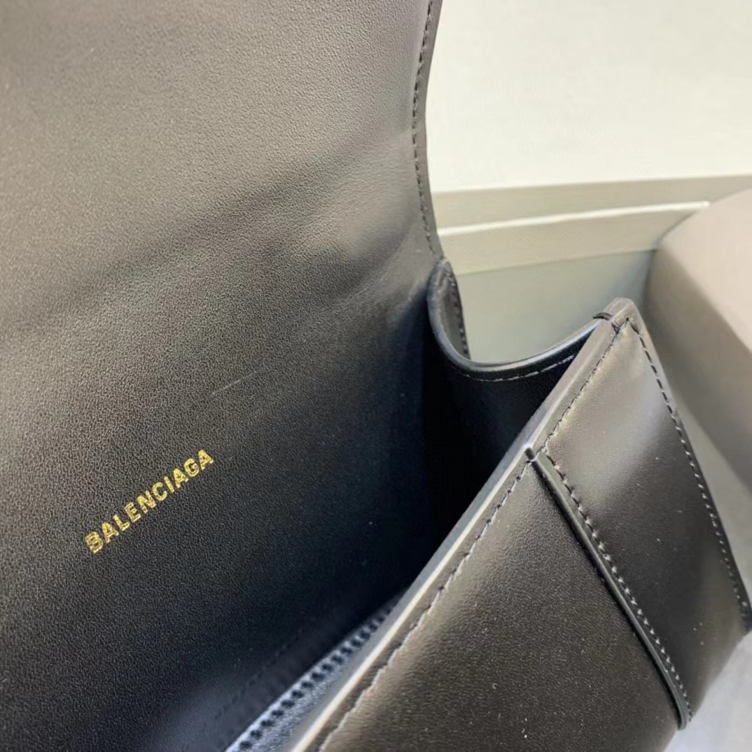 Balenciaga Logo Print Leather Handbag(19-11-8 cm) - DopestKickz