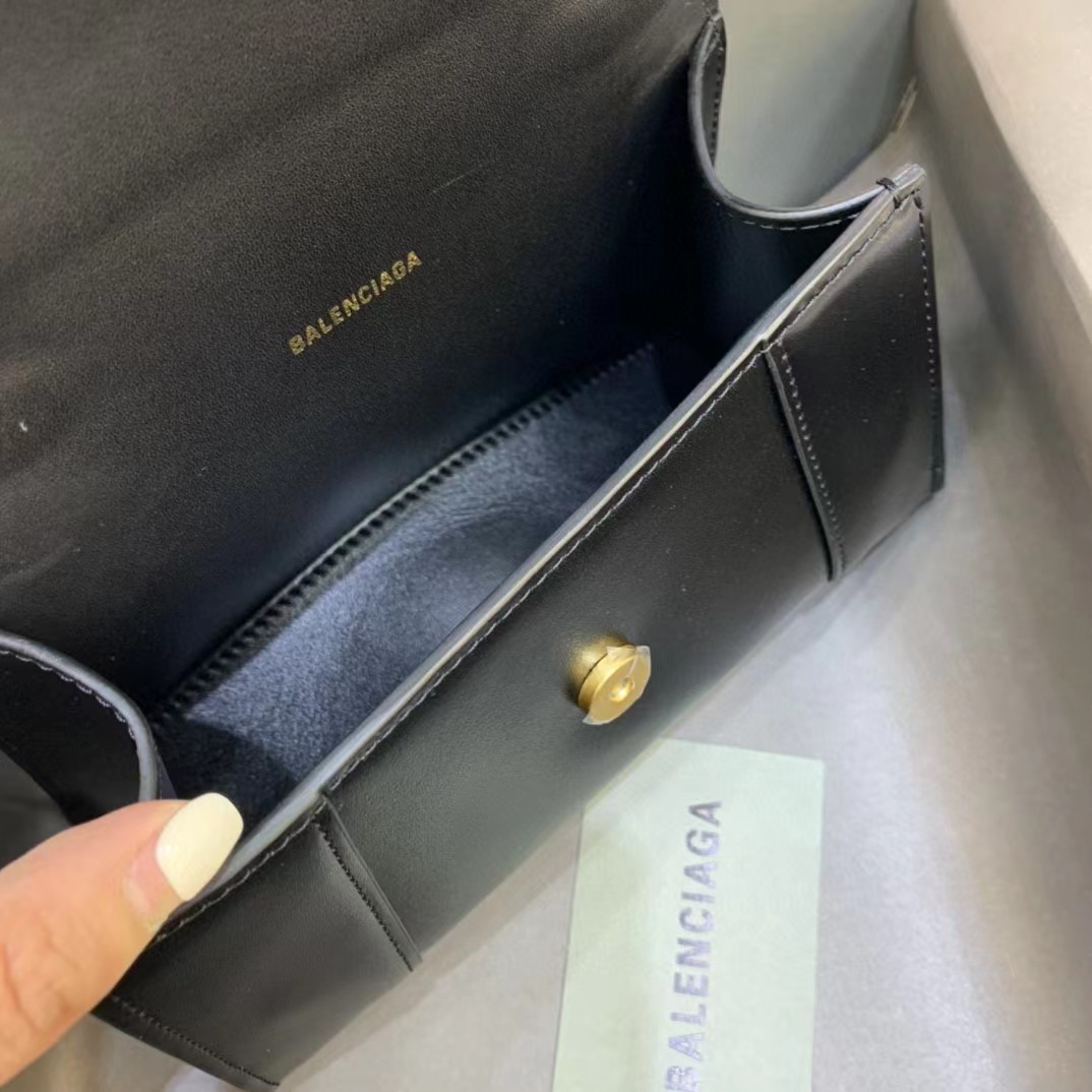 Balenciaga Logo Print Leather Handbag(19-11-8 cm) - DopestKickz