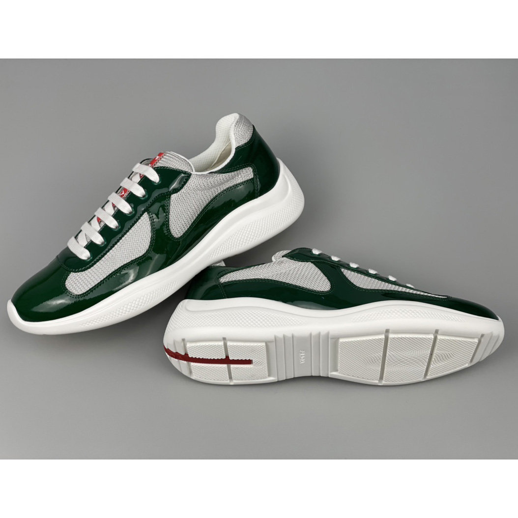 Prada Male America's Cup Sneaker In Green(Upon UK size) - DopestKickz