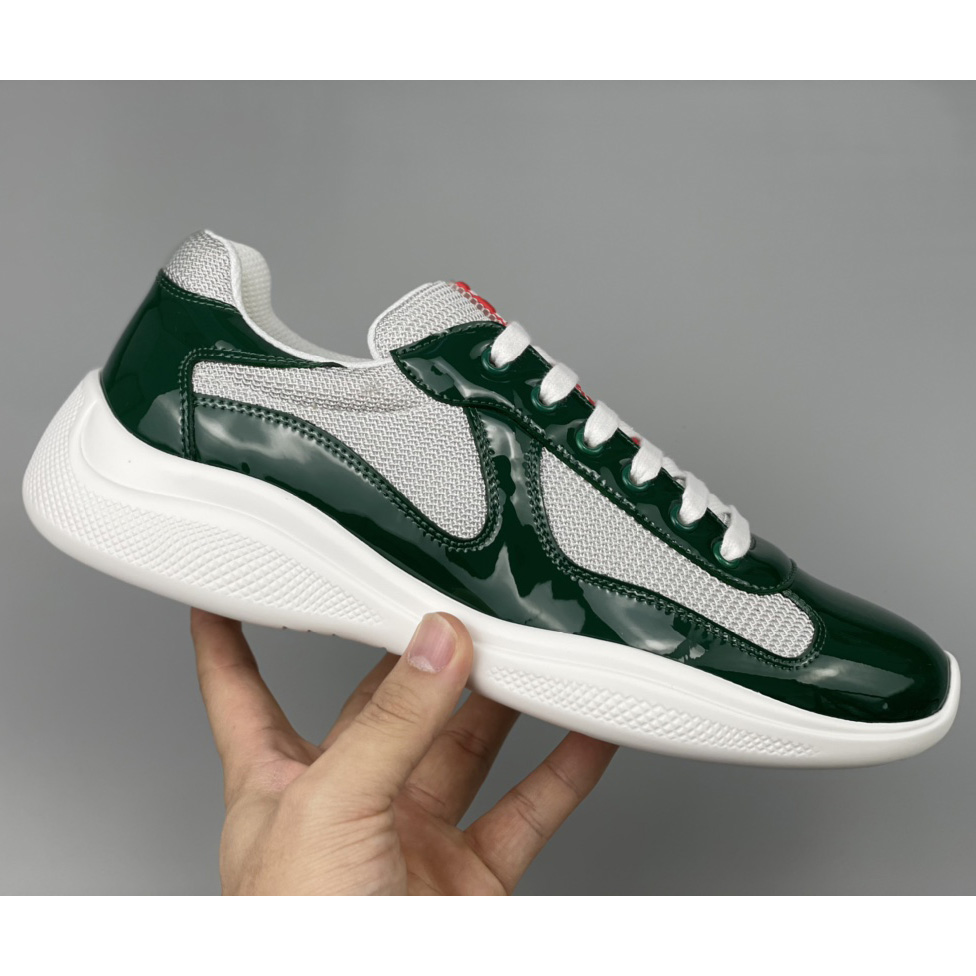 Prada Male America's Cup Sneaker In Green(Upon UK size) - DopestKickz