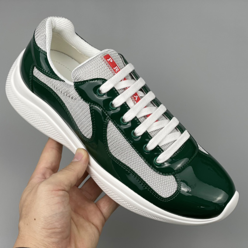 Prada Male America's Cup Sneaker In Green(Upon UK size) - DopestKickz
