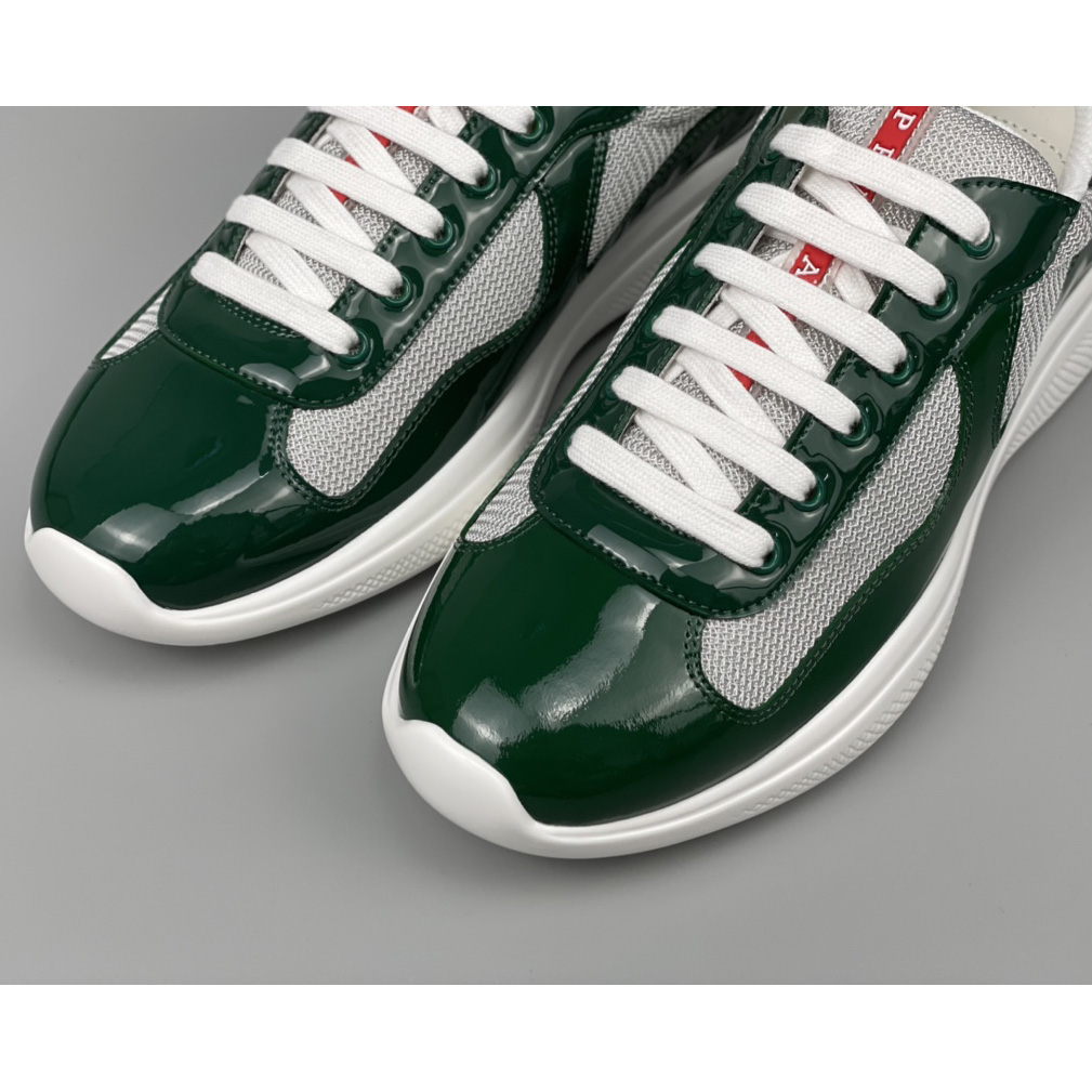Prada Male America's Cup Sneaker In Green(Upon UK size) - DopestKickz