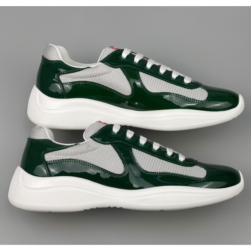 Prada Male America's Cup Sneaker In Green(Upon UK size) - DopestKickz