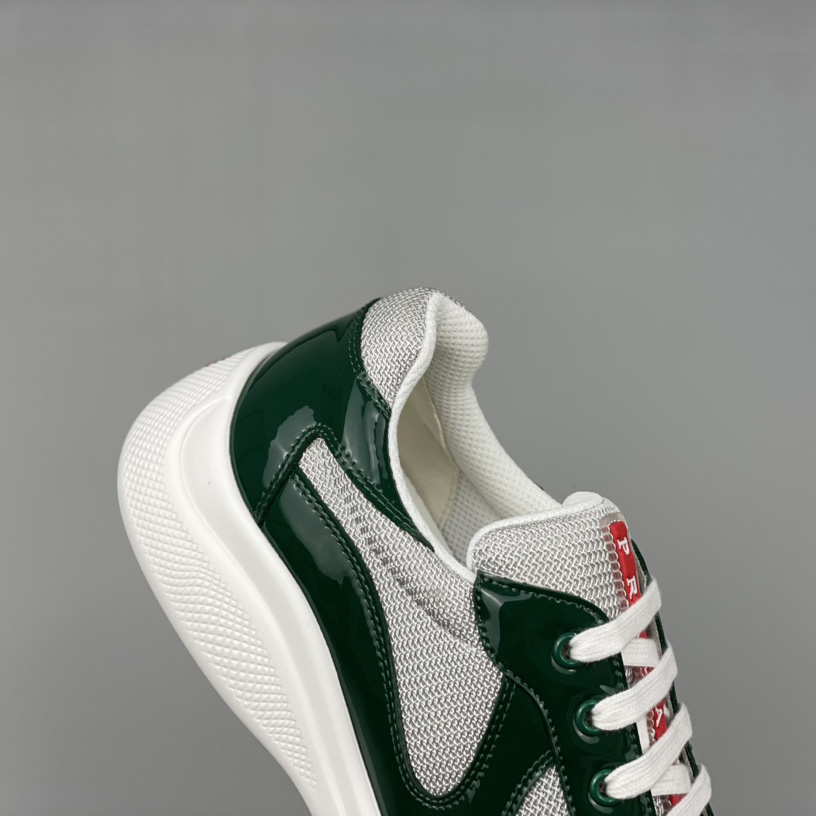 Prada Male America's Cup Sneaker In Green(Upon UK size) - DopestKickz