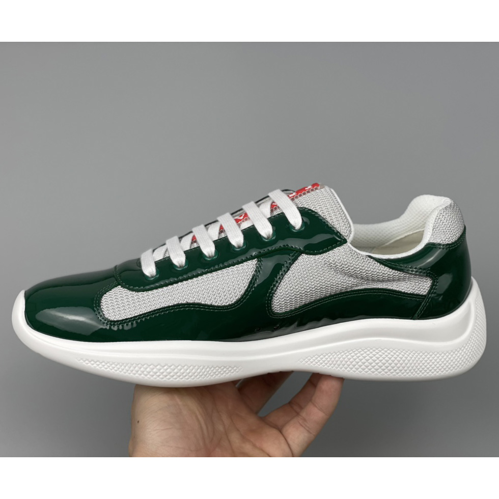 Prada Male America's Cup Sneaker In Green(Upon UK size) - DopestKickz