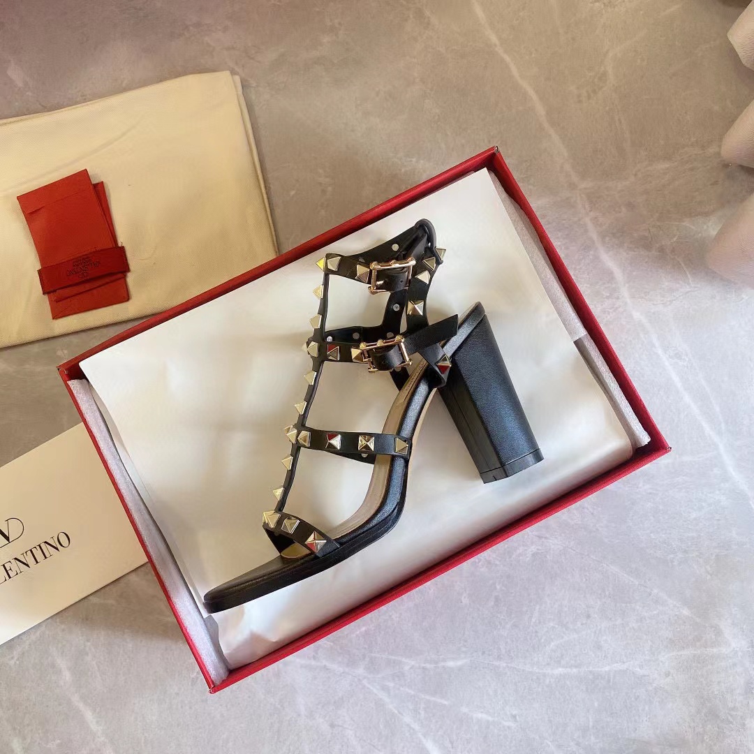 Valenti Rockstud Women's Heeled Sandals - DopestKickz
