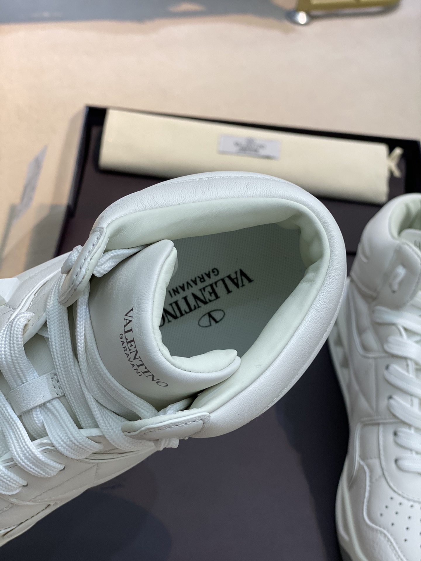 Valenti One Stud Mid-Top Nappa Sneaker - DopestKickz