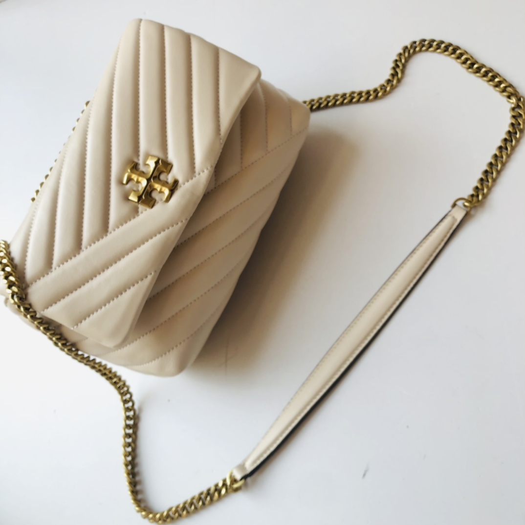 ToryBurch Kira Chevron Convertible Shoulder Bag(22.5-15-8cm)  TB316S90452 - DopestKickz