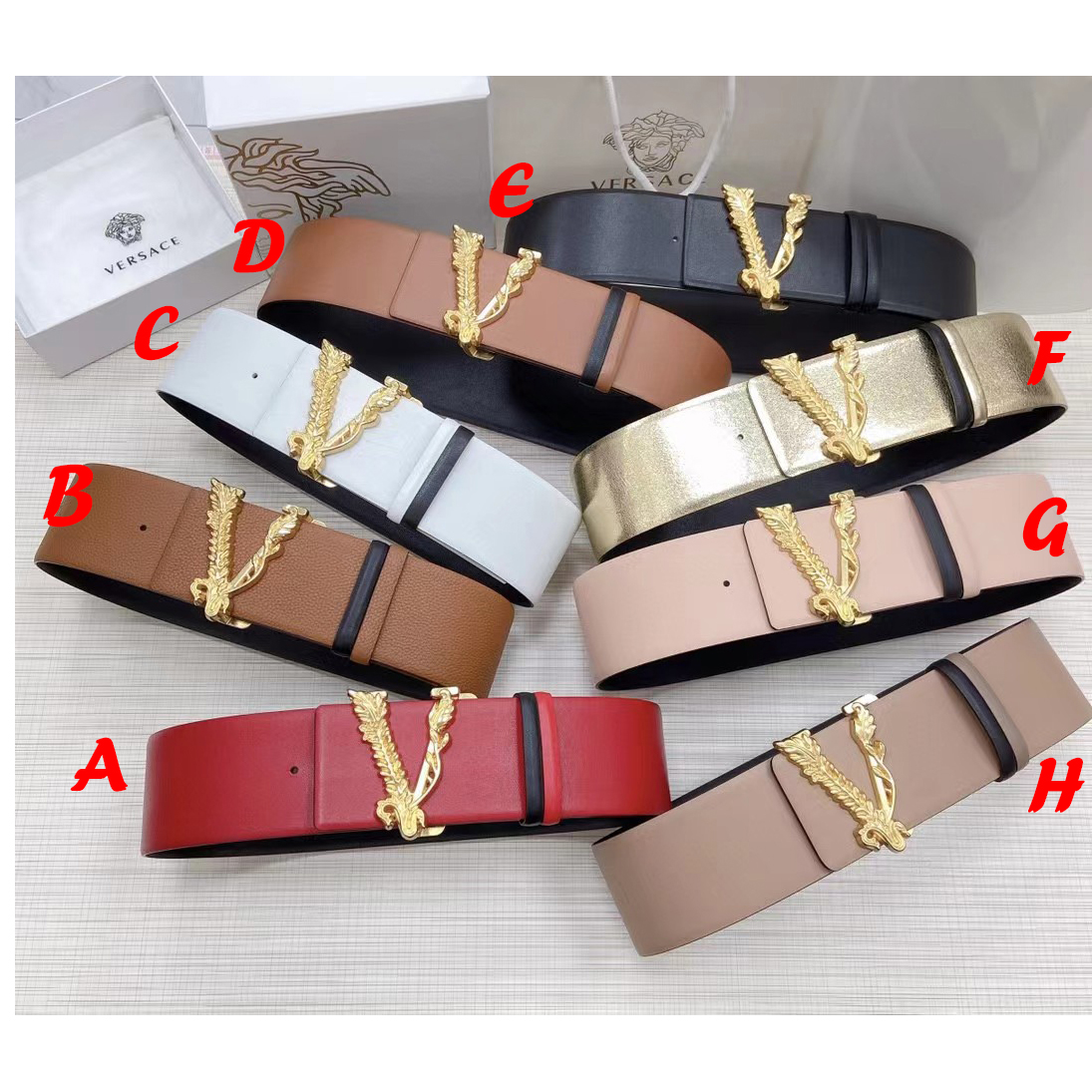 Versace Virtus Waist Belt  70mm - DopestKickz