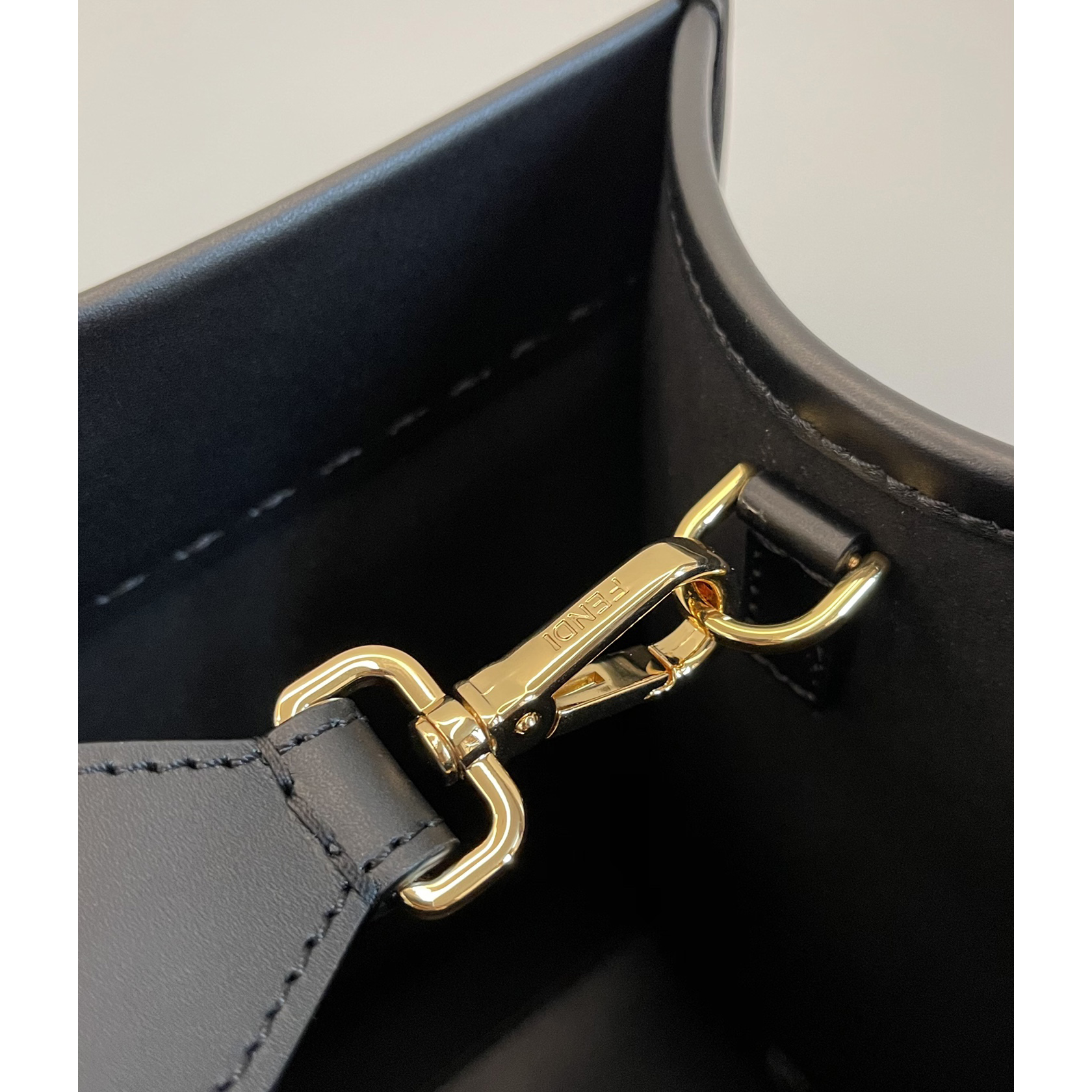 Versace x Fendi Sunshine Medium Fendace Printed White Leather Shopper(35-31-17cm) - DopestKickz