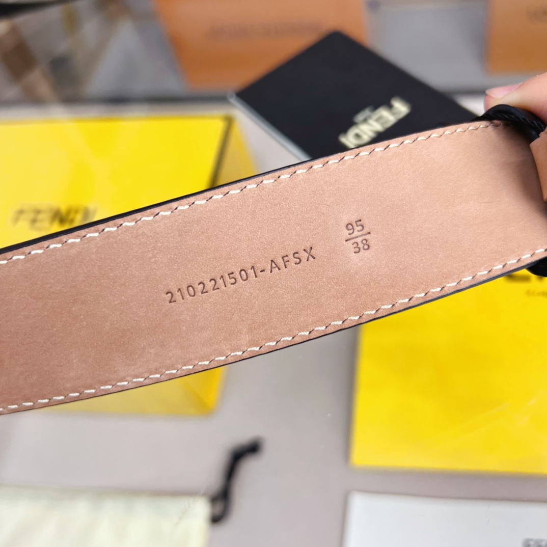 Fendi Leather Belt  - DopestKickz