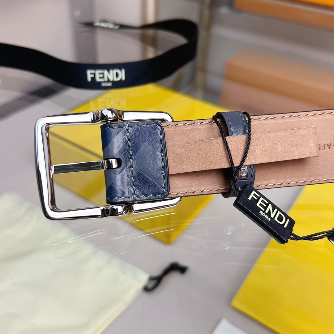 Fendi Leather Belt  - DopestKickz
