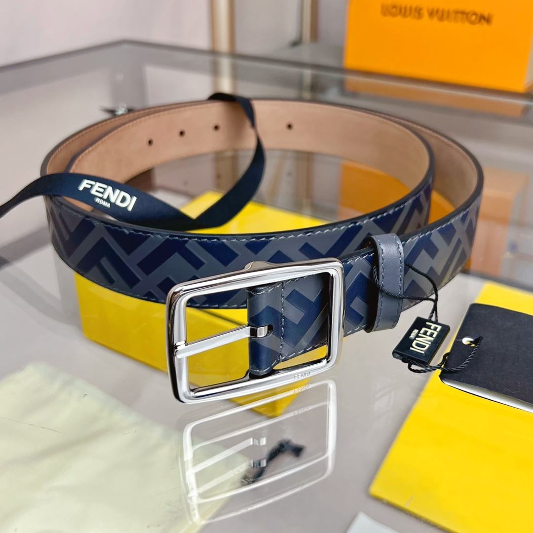Fendi Leather Belt  - DopestKickz