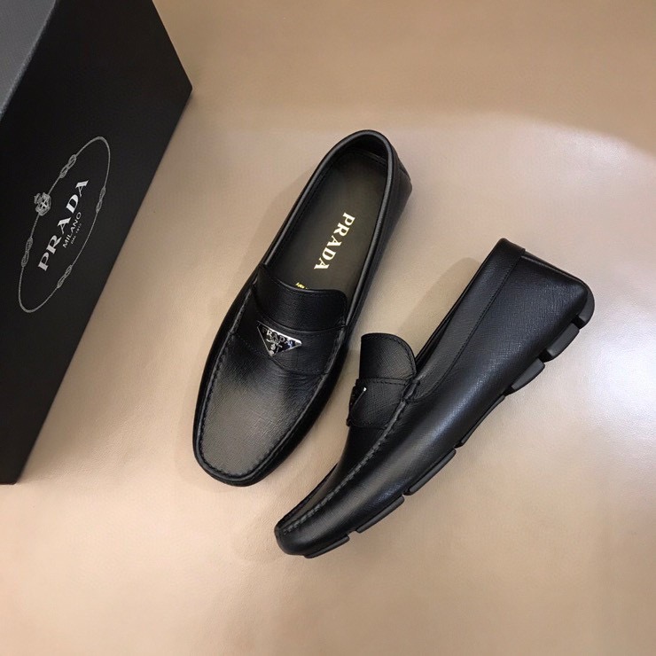 Prada Logo Loafers(Upon UK Size) - DopestKickz