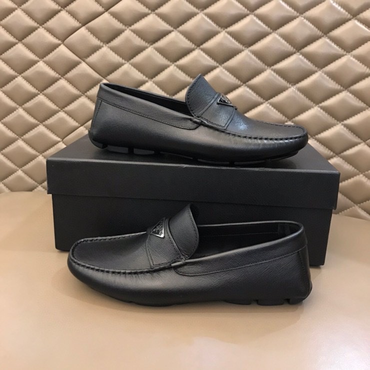 Prada Logo Loafers(Upon UK Size) - DopestKickz