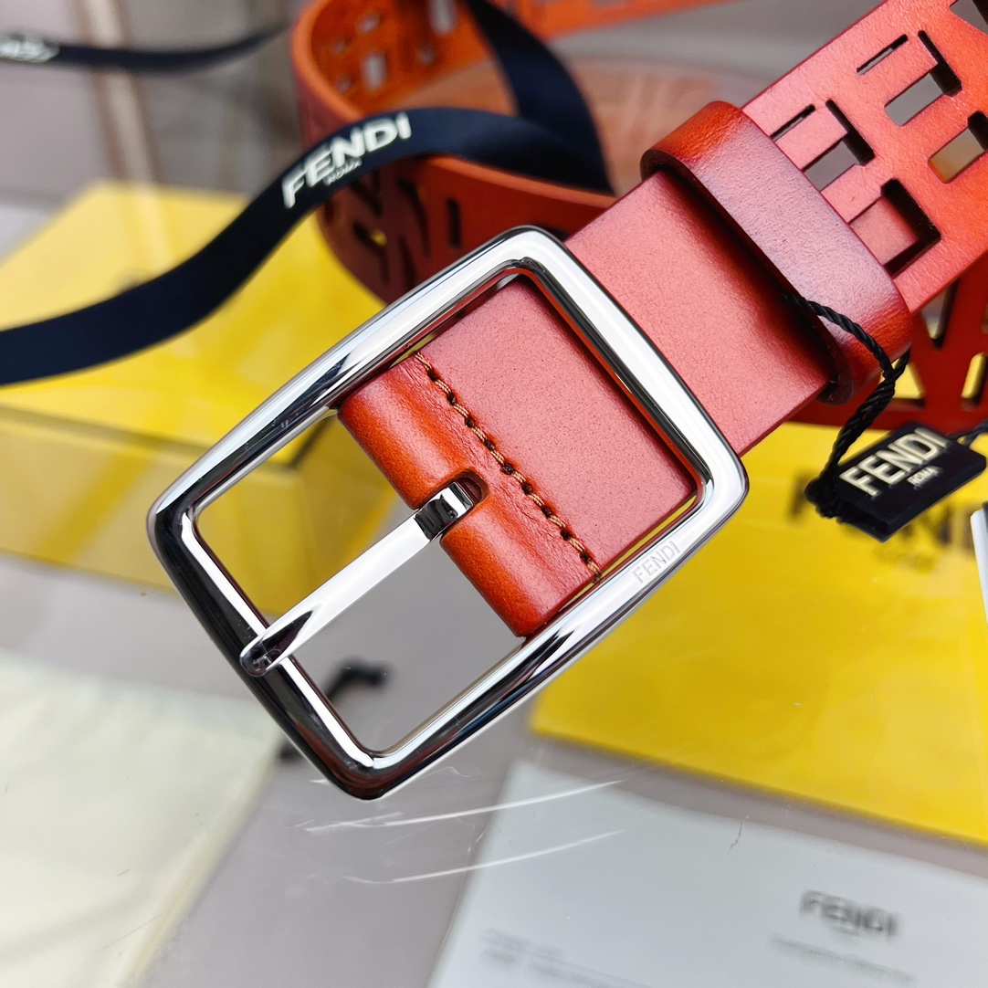 Fendi Leather Belt  - DopestKickz