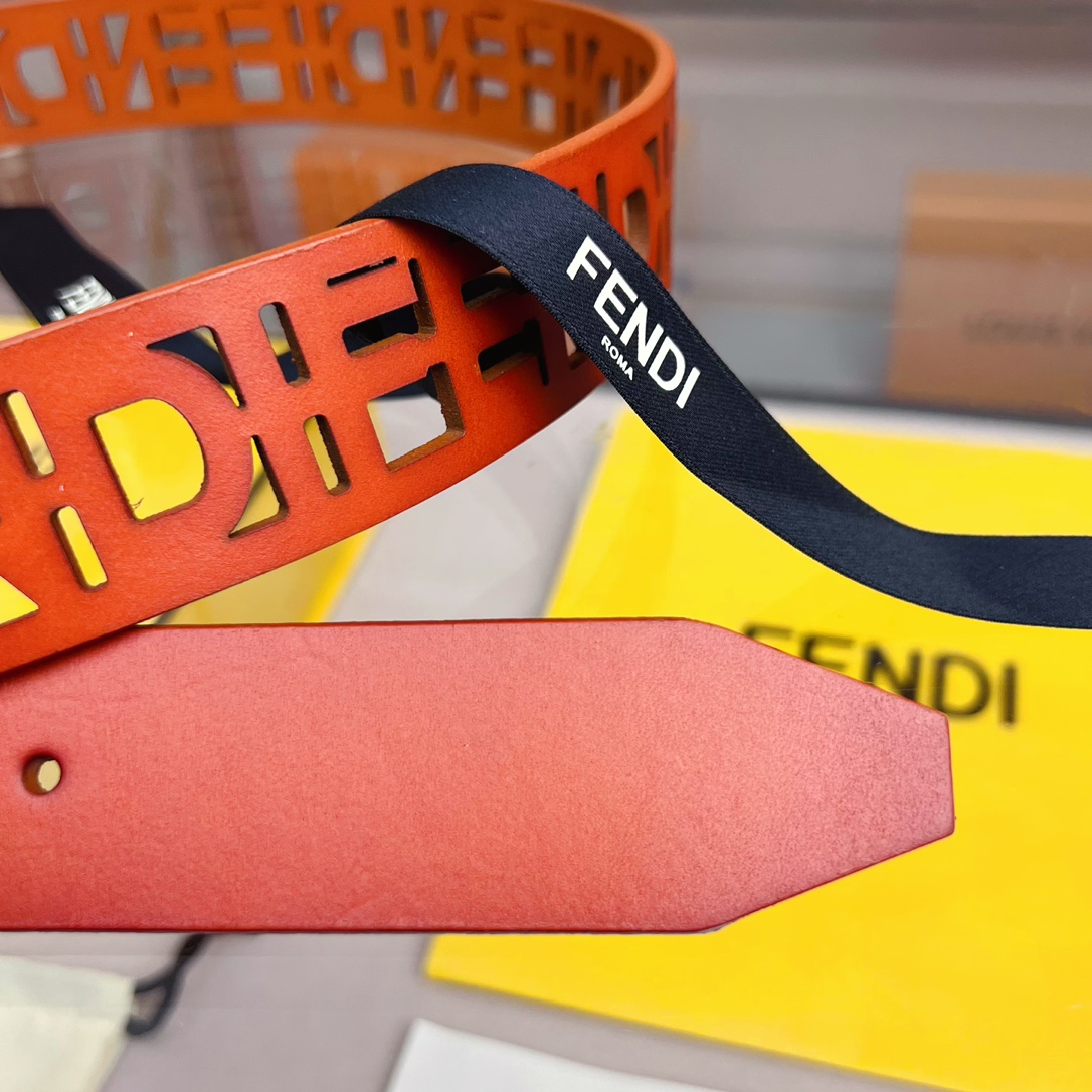 Fendi Leather Belt  - DopestKickz