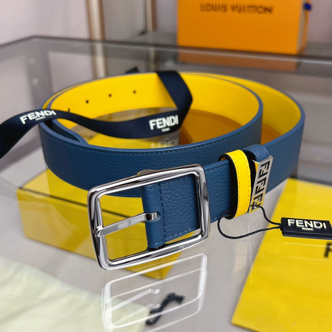 Fendi Leather Belt  - DopestKickz