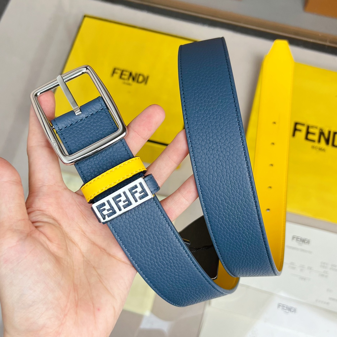 Fendi Leather Belt  - DopestKickz