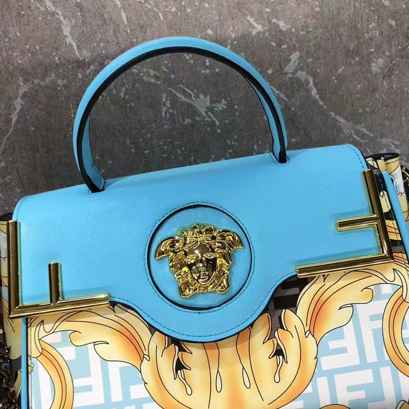 Versace Fendace La Medusa Medium Handbag(25-22-15cm) - DopestKickz