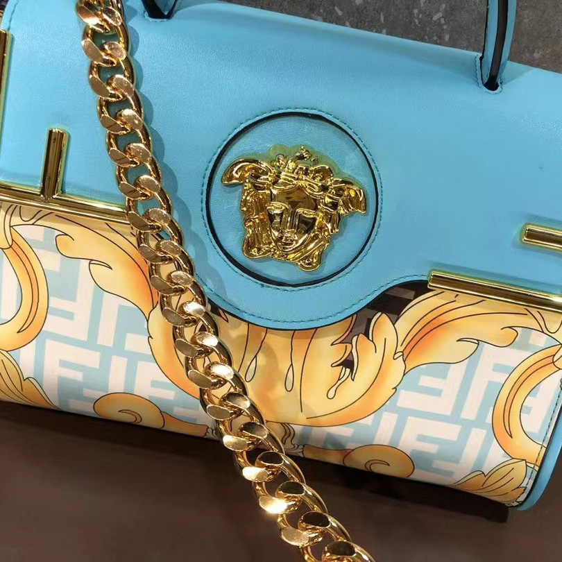 Versace Fendace La Medusa Medium Handbag(25-22-15cm) - DopestKickz
