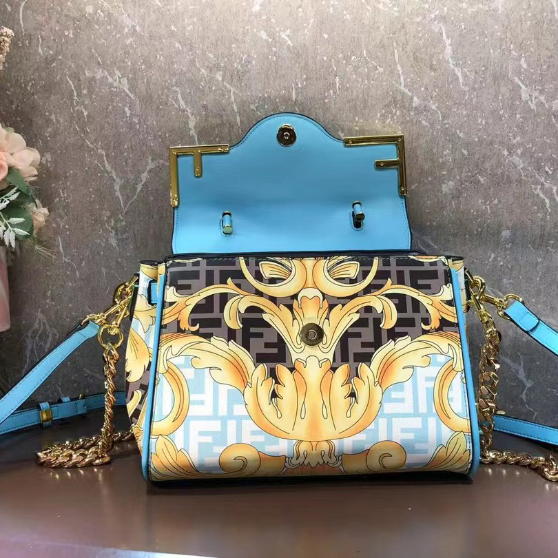 Versace Fendace La Medusa Medium Handbag(25-22-15cm) - DopestKickz