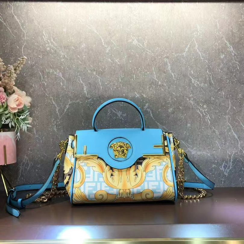Versace Fendace La Medusa Medium Handbag(25-22-15cm) - DopestKickz