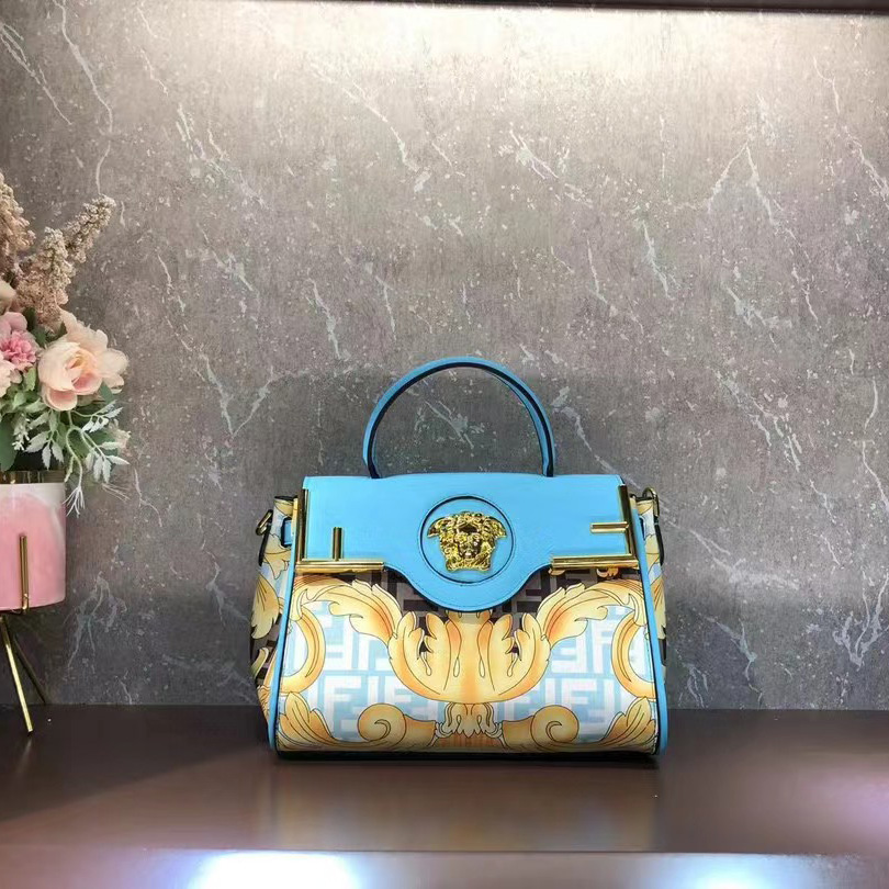 Versace Fendace La Medusa Medium Handbag(25-22-15cm) - DopestKickz