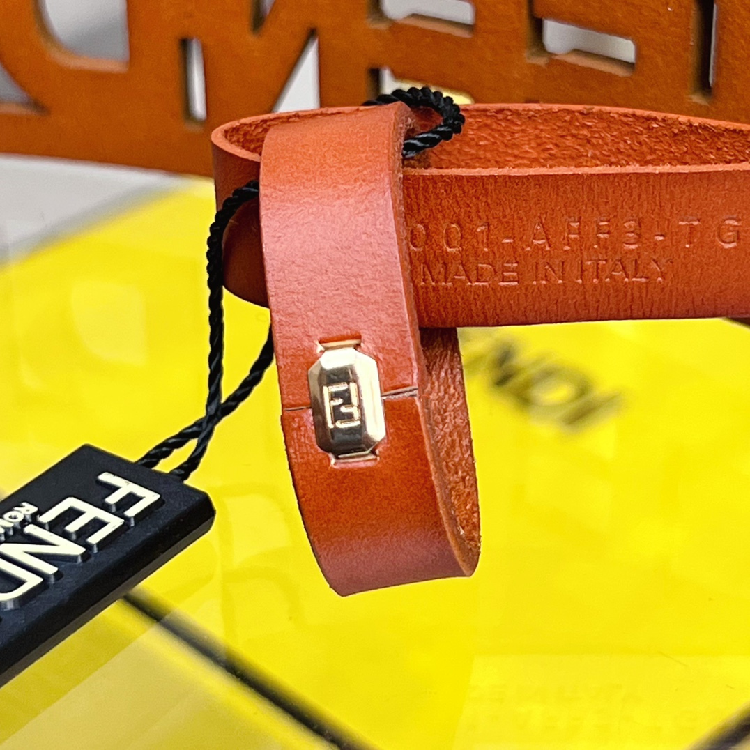 Fendi Leather Belt  - DopestKickz