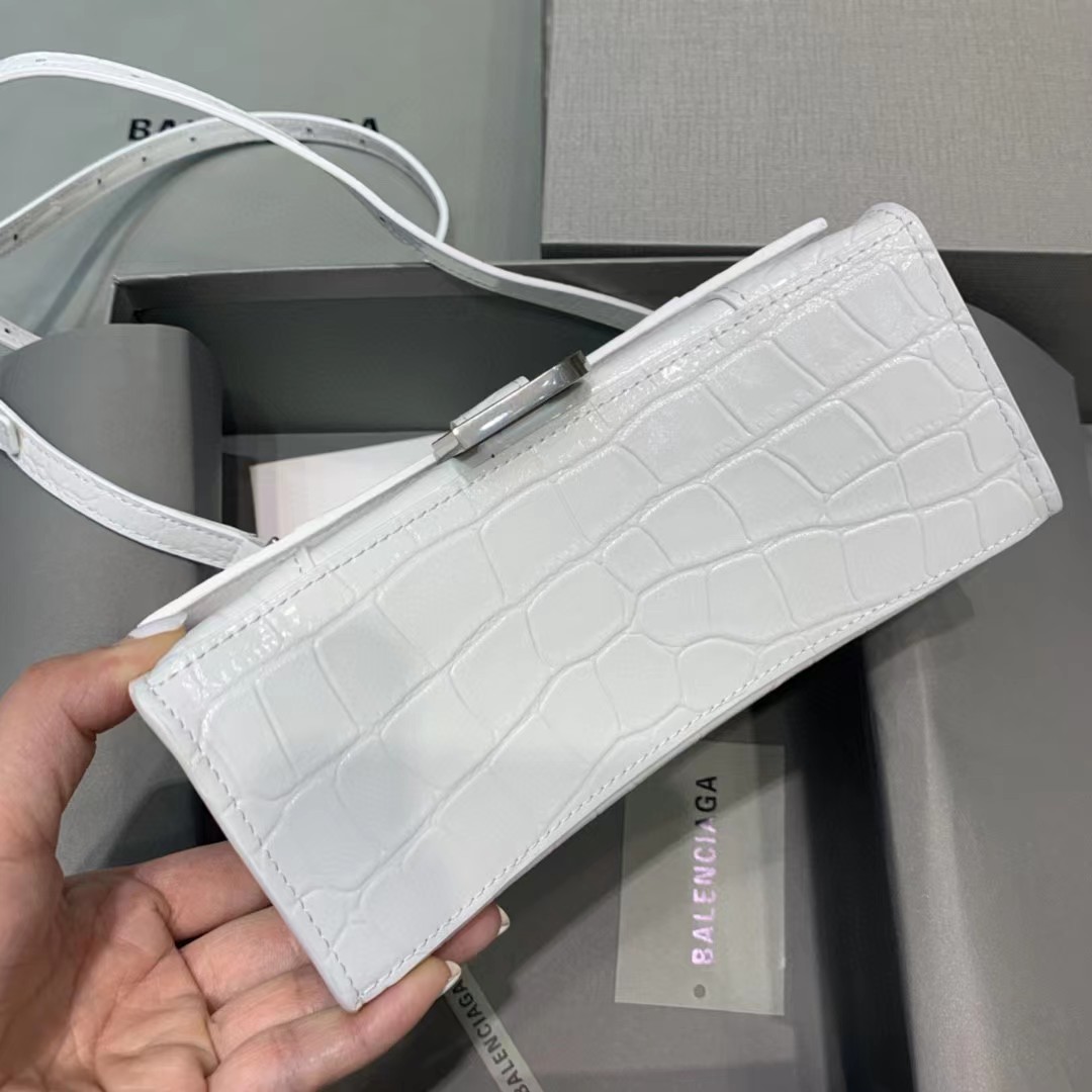 Balenciaga Hourglass Top Handle Bag (19-21-8CM) - DopestKickz