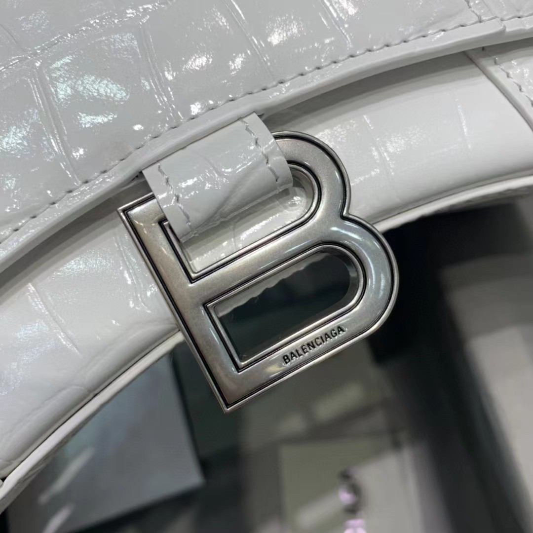 Balenciaga Hourglass Top Handle Bag (19-21-8CM) - DopestKickz