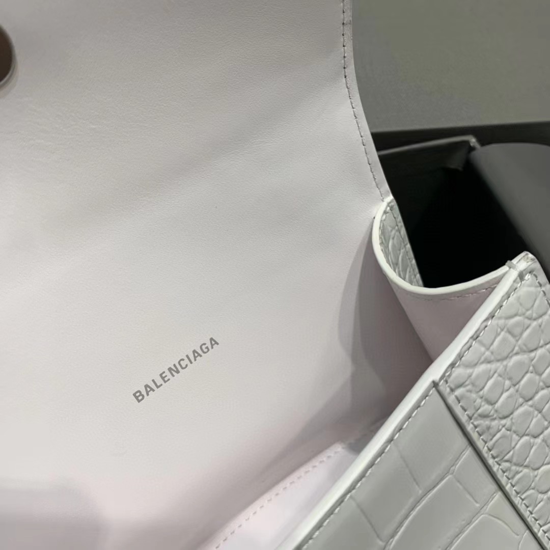Balenciaga Hourglass Top Handle Bag (19-21-8CM) - DopestKickz